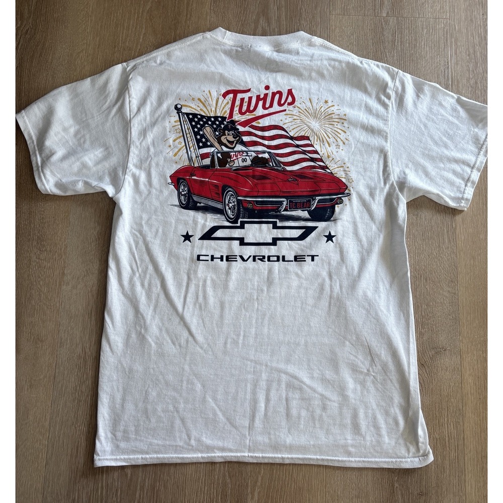 CORVETTE 1963 - 1967 CHEVROLET MINNESOTA TWINS M T-SHIRT SHIRT C2 STING RAY